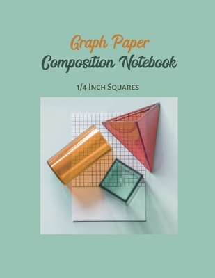 Graph Paper Composition Notebook 1/4 Inch Squares: Grid Paper Notebook (Large Blank Quad Ruled Paper - 8.5 x 11, 100 Pages) - Books, Akibi