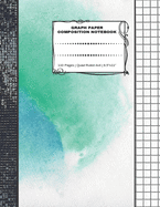Graph Paper Composition Notebook: 110 Pages - Quad Ruled 4x4 - 8.5" x 11" Large Notebook with Grid Paper - Math Notebook For Students