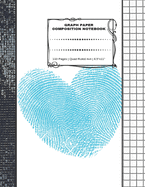 Graph Paper Composition Notebook: 110 Pages - Quad Ruled 4x4 - 8.5" x 11" Large Notebook with Grid Paper - Math Notebook For Students