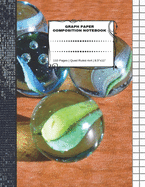 Graph Paper Composition Notebook: 110 Pages - Quad Ruled 4x4 - 8.5" x 11" Marbles Large Notebook with Grid Paper - Math Notebook For Students