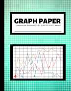 Graph Paper Composition Notebook: 200 Pages - 4x4 Quad Ruled Graphing Grid Paper - Math and Science Notebooks - Aqua Green