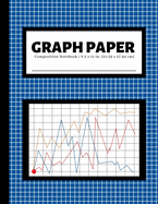 Graph Paper Composition Notebook: 4x4 Quad Ruled Graphing Grid Paper - 100 Pages - Blue