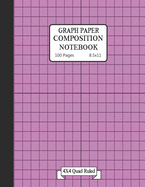 Graph paper composition notebook: Grid Paper Composition Notebook with beautiful colored cover pages-(KIDS, GIRLS, BOYS, STUDENT)- Quad Ruled(4x4) 100 Sheets (Large, 8.5 x 11)