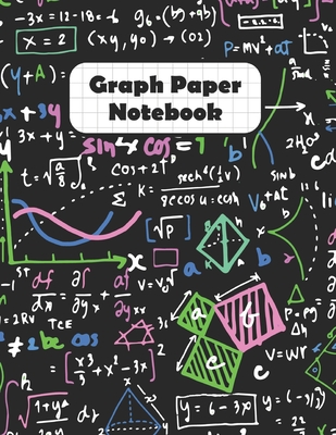 Graph Paper Notebook: Algebra Math Design Grid Paper Quad Ruled 4 Squares Per Inch Large Graphing Paper 8.5 By 11 - Creations, Pastel Clouds