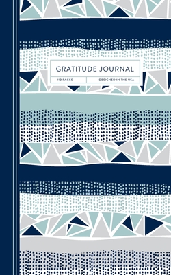 Gratitude Journal: A Day & Night Reflection Diary to Increase Happiness & Productivity with Daily Affirmations & Thought-Provoking Quotes - Geometric Stripes - Paper Co, Wild Simplicity