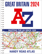 Great Britain A-Z Handy Road Atlas 2024 (A5 Spiral)