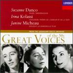 Great Voices of the 50's, Vol. II - Ch?urs Elisabeth Brasseur; Irma Kolassi (mezzo-soprano); Janine Micheau (soprano); Jeannine Collard (mezzo-soprano);...