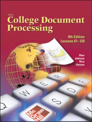 Gregg College Keyboarding & Document Processing (Gdp), Lessons 61-120, Home Version, Kit 2, Word 2002 - Ober, Scot, Ph.D.