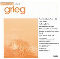 Grieg: Peer Gynt Suite Nos. 1 & 2; Lyric Suite; Holberg Suite; Two elegiac melodies; String Quartet in G minor; etc. - Izumi Tateno (piano); Jan Sderblom (violin); Juhani Lagerspetz (piano); New Helsinki Quartet