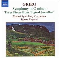 Grieg: Symphony in C minor; Three Pieces from 'Sigurd Jorsalfar' - Malm Symphony Orchestra; Bjarte Engeset (conductor)