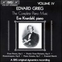 Grieg: The Complete Piano Music, Vol. 4 - Eva Knardahl (piano)