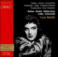 Grosse Snger unseres Jahrhunderts: Inge Borkh - Christo Bajew (vocals); Inge Borkh (soprano); Josef Neumann (piano); N.N. (piano); Otto van Rohr (vocals);...