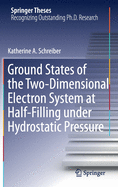 Ground States of the Two-Dimensional Electron System at Half-Filling Under Hydrostatic Pressure