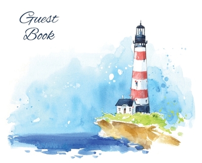 Guest Book, Visitors Book, Guests Comments, Vacation Home Guest Book, Beach House Guest Book, Comments Book, Visitor Book, Nautical Guest Book, Holiday Home, Bed & Breakfast, Retreat Centres, Family Holiday Guest Book (Landscape Hardback) - Publishing, Lollys