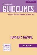Guidelines Teacher's Manual: A Cross-Cultural Reading/Writing Text