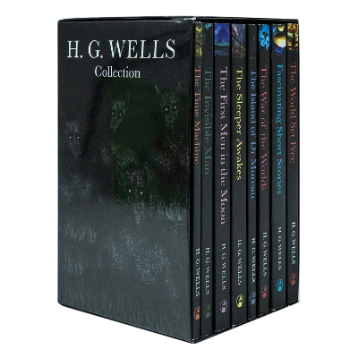 H. G. Wells Collection 8 Books Box Set: The War of the Worlds, Time Machine, Invisible Man, Island of Doctor Moreau & More - H. G. Wells