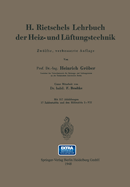 H. Rietschels Lehrbuch der Heiz- und Lftungstechnik