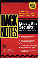 Hacknotes Linux and Unix Security Portable Reference