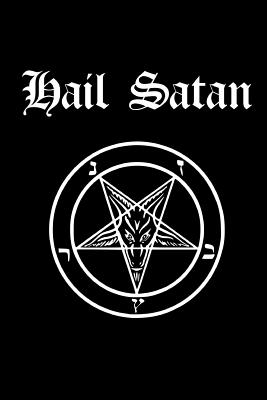 Hail Satan: Satanic Pentagram College Ruled Lined Pages - Black Magick Journals