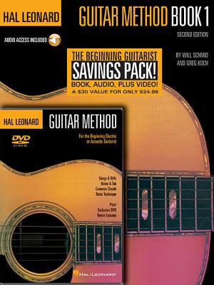 Hal Leonard Guitar Method Beginner's Pack: Book 1 with Online Audio + DVD - Schmid, Will, and Koch, Greg