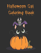 Halloween Cat Coloring Book: Halloween Cat Coloring Book for Toddlers, Kids, Teens, Adults - Halloween Coloring Book for Stress Relieve and Relaxation, Halloween Fantasy Creatures