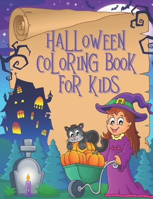 Halloween Coloring Book For Kids: Children Coloring Book for Ages 2-4, 4-8 - Lark, Rainbow