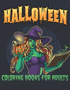 Halloween Coloring Books for Adults: Halloween Coloring Books For Adults Featuring Beautiful Portrait Relaxation