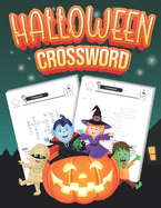 Halloween Crossword: Puzzles Book includes Solutions, Large Print