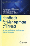 Handbook for Management of Threats: Security and Defense, Resilience and Optimal Strategies