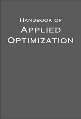 Handbook of Applied Optimization - Pardalos