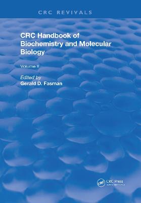 Handbook of Biochemistry: Section A Proteins, Volume II - Fasman, Gerald D