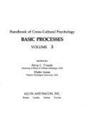 Handbook of Cross-cultural Psychology: v. 3