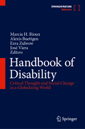 Handbook of Disability: Critical Thought and Social Change in a Globalizing World