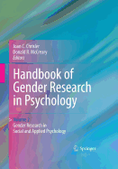 Handbook of Gender Research in Psychology: Volume 2: Gender Research in Social and Applied Psychology