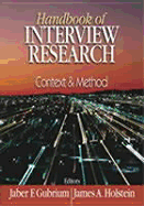 Handbook of Interview Research: Context and Method