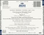 Handel: Alexander's Feast; Oboe Concertos; Sonata a 5 - The English Concert; Trevor Pinnock (harpsichord)
