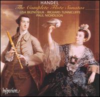 Handel: The Complete Flute Sonatas - Lisa Beznosiuk (flute); Paul Nicholson (harpsichord); Richard Tunnicliffe (cello)