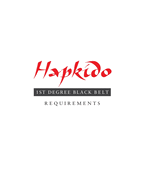 Hapkido: 1st Degree Black Belt Requirements