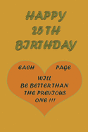 Happy 25th Birthday: Each page will be better than the previous one !!!