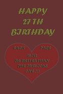 Happy 27th Birthday: Each page will be better than the previous one !!!