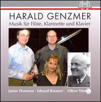 Harald Genzmer: Musik fr Flte, Klarinette und Klavier - Eduard Brunner (clarinet); Jan Thomsen (flute); Oliver Triendl (piano)