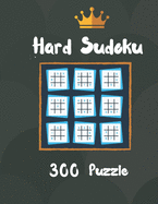 Hard Sudoku puzzle: 300 sudoku puzzle includes solutions