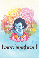 Hare Krishna: Blank Lined Krsna Lover Notebook Journal Diary Daily Practice Bhakti Yoga