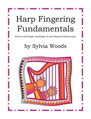 Harp Fingering Fundamentals: How to Add Finger Markings to Non-Fingered Harp Music - Woods, Sylvia