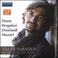 Hasse, Pergolesi, Dowland, Mozart - Axel Wolf (lute); Ensemble Barock Vokal, Mainz; Neumeyer Consort; Olga Watts (harpsichord); Pavel Serbin (baroque cello);...