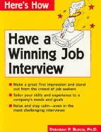 Have a Winning Job Interview