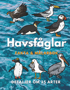 Havsf?glar: Fakta och m?larbok: fr barn i ?ldrarna 2 till 16 ?r
