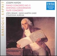 Haydn: Sinfonia concertante; Piano Concerto No. 11; Flute Concerto - Collegium Aureum; Franz Josef Maier (violin); Hans-Martin Linde (flute); Helmut Hucke (oboe); Jrg Demus (fortepiano);...