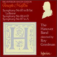 Haydn: Symphony Nos. 85, 86 & 87 - Hanover Band; Roy Goodman (conductor)