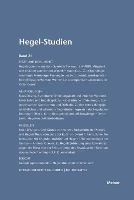 Hegel-Studien / Hegel-Studien Band 21 (1986) - Pggeler, Otto (Editor), and Nicolin, Friedhelm (Editor)